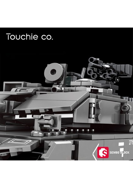Leopard 2A7+ Ana Muharebe Tankı 898 Parça Yapı Blokları