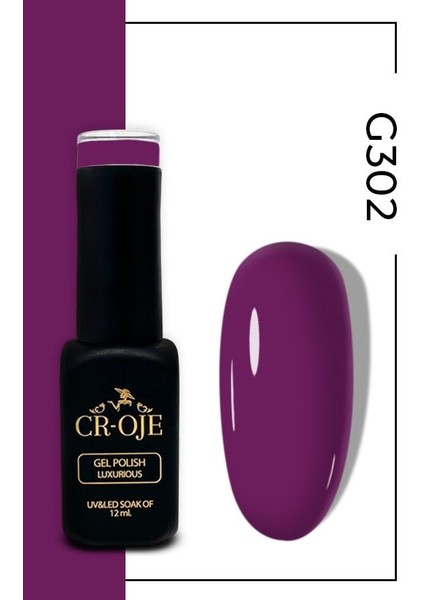 Kalıcı Oje G302- Sümbül Mor (12 ML. modelleri