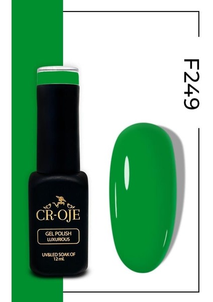 Kalıcı Oje Parlak Yeşil - F249 (12 ML.)
