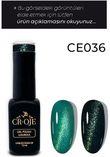 Kalıcı Oje 7d Cat Eye-036 Yeşil 12 ml modelleri
