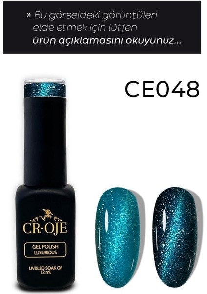 Kalıcı Oje 7d Cat Eye-048 Mavi 12 ml