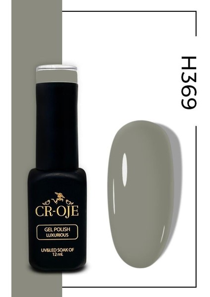 Kalıcı Oje H369- Yeşilimsi Gri (12 ML)