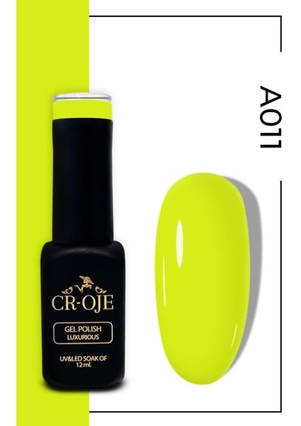Kalıcı Oje A011 - Yeşilimsi Sarı (12 ML.)