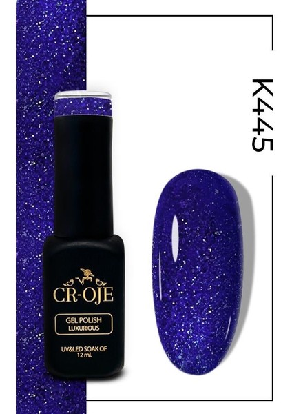 Kalıcı Oje K445 - Simli Lacivert (12 ML)