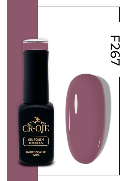 Kalıcı Oje Nude Pembe - F267 (12 ML.)
