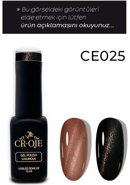 Kalıcı Oje 7d Cat Eye - 025 Turuncu 12 ml