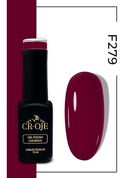 Kalıcı Oje Bordo- F279 (12 ML.)