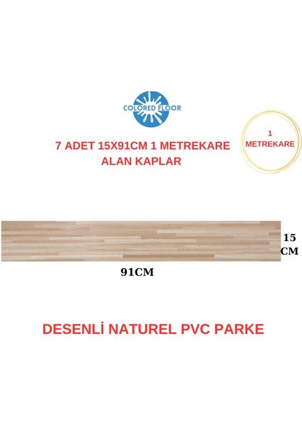 Yapışkanlı Desenli Naturel Esnek Zemin Yer Döşeme Parke - Salon Ofis Otel Karavan - P13 fiyatları