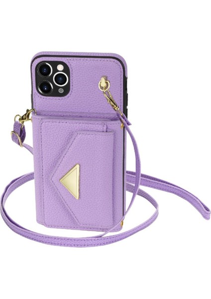 IPhone 11 Pro Max Akordeon Kart Cüzdan Kılıf Manyetik Pu ile Uyumlu (Yurt Dışından)