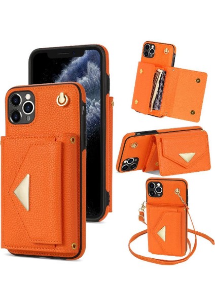 IPhone 11 Pro Max Akordeon Kart Cüzdan Kılıf Manyetik Pu ile Uyumlu (Yurt Dışından) indirimleri