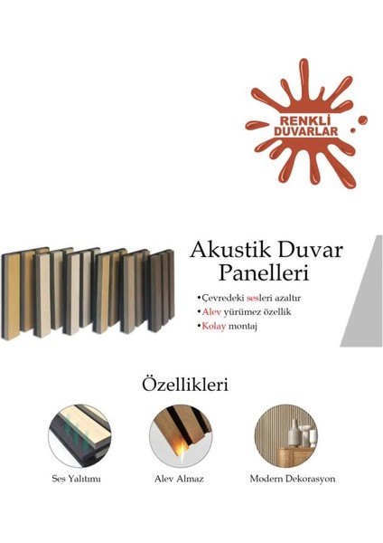 50X280CM Kula Kahverengi Akustik Duvar Paneli 3mm Keçe ve 8mm Mdflam Salon Ofis Duvar Çıtası Lambiri indirimleri