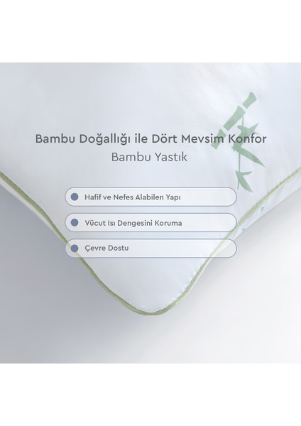 Bambu Yastık 2 Adet