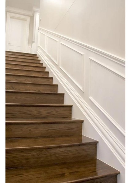 6cm x 120CM Poliüretan Klasik Duvar Çıtası Boyanabilir Çıta Bordür Salon Koridor Antre 1 Boy 120CM