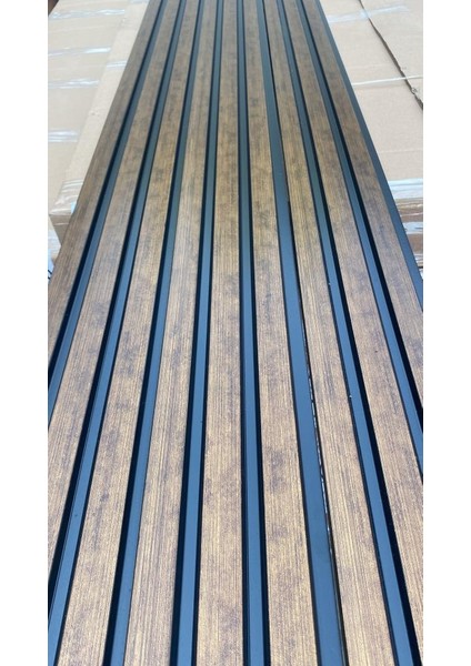 Atc 12X145 cm Antik Ceviz Pvc Duvar Lambiri Ofis Salon Tv Arkası Dekoratif Atc Lambiri Panel modelleri