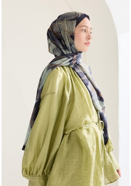 Noa Desen Şal Siyah modelleri