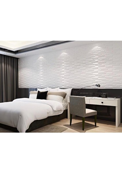 70X500CM 1 Adet 3,5 M2 Alan Kaplar Kendinden Yapışkanlı Beyaz Opak Ev Ofis Duvar Paneli Kağıdı NW55