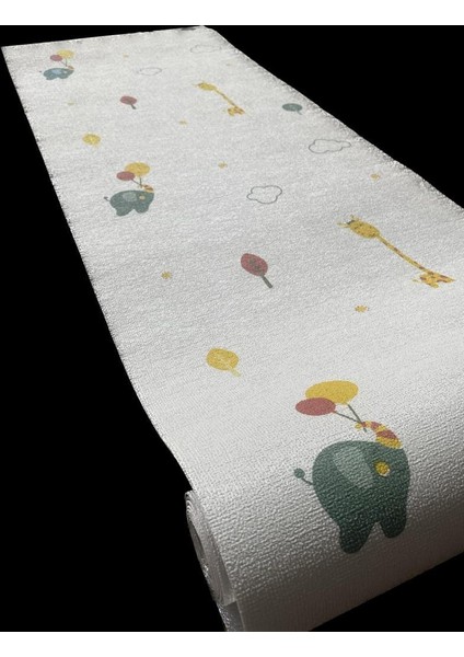 Çocuk Odası Dekoratif Isı Yalıtım Yapışkanlı Duvar Kağıdı Esnek Silinebilir 50X280CM(1,4M2) RDA17