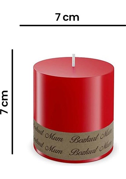 Kütük Mum - 7x7 Cm fiyatları