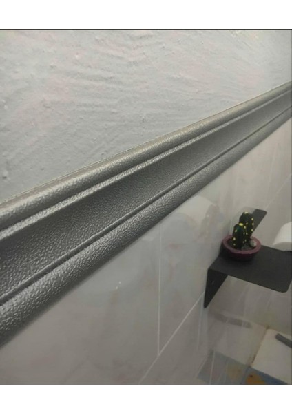 Düz Gri 8CM-117CM Kendinden Yapışkanlı Çıta Çerçeve Süpürgelik Pervaz Kenar Bantlama Salon Ofis fiyatları