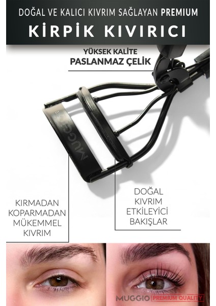 Kirpik Kıvırıcı Eyelash Curler Premium