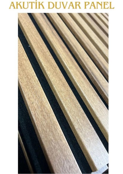 50X50CM 1 Adet Dekoratif Akustik Panel 3mm Keçe ve 8mm Mdflam Salon Ofis Duvar Çıtası Paneli Kula modelleri