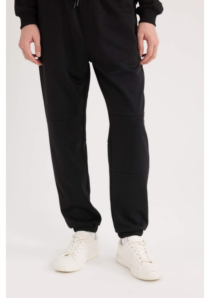 Regular Fit İnce Eşofman Altı Fermuar Cepli Beli Bağcıklı Lastikli Paça B3657AX25SP