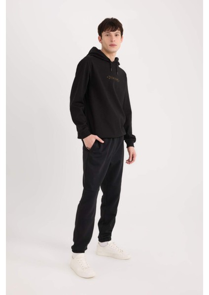 Regular Fit İnce Eşofman Altı Fermuar Cepli Beli Bağcıklı Lastikli Paça B3657AX25SP