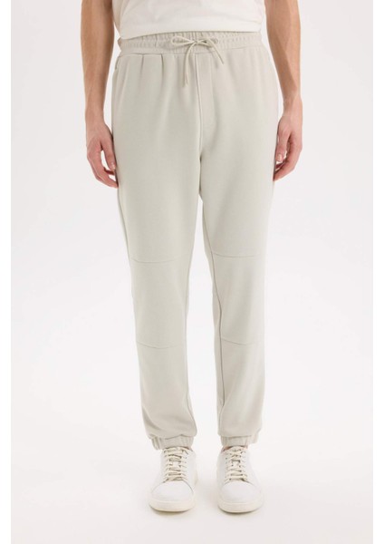 Regular Fit İnce Eşofman Altı Fermuar Cepli Beli Bağcıklı Lastikli Paça B3657AX25SP