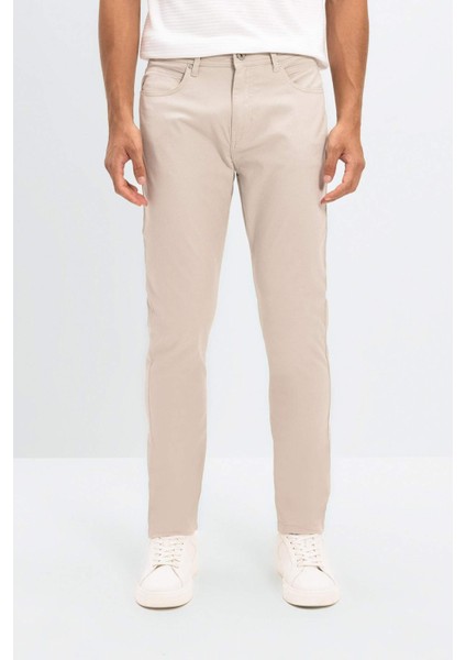 Chino Kanvas Pantolon Slim Fit Dar Kesim Pamuklu Esnek Dar Paça C9441AX24AU