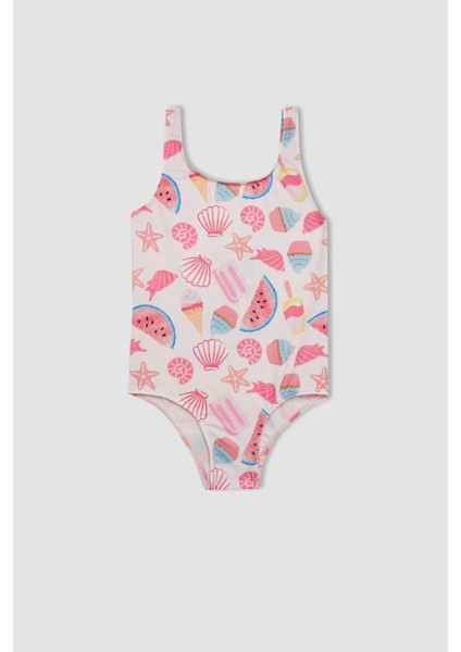 Kız Bebek Desenli Mayo C0788A524SM