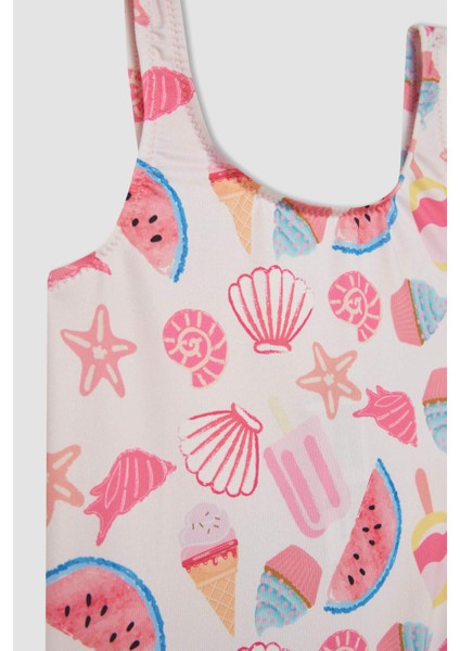 Kız Bebek Desenli Mayo C0788A524SM fiyatları