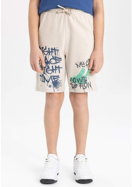 Erkek Çocuk Baskılı Şort