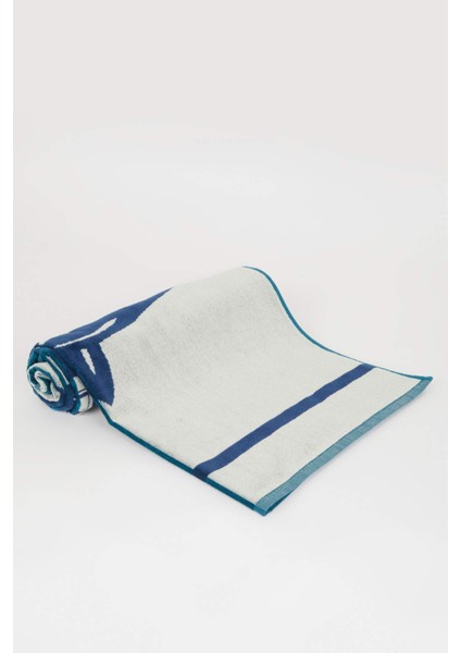 Erkek Desenli Pamuklu Plaj Havlusu W8346AZ24SM modelleri