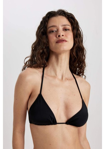Regular Fit Üçgen Bikini Üstü-Fall in Love T3666AZ24SM