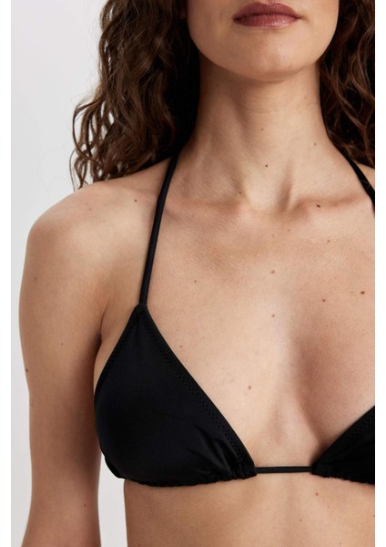Regular Fit Üçgen Bikini Üstü-Fall in Love T3666AZ24SM
