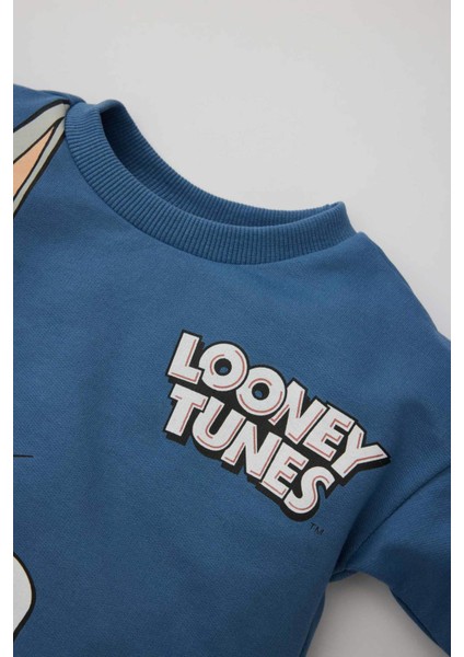 Erkek Bebek Looney Tunes Sweatshirt Eşofman Altı 2'li Takım C2357A524SP