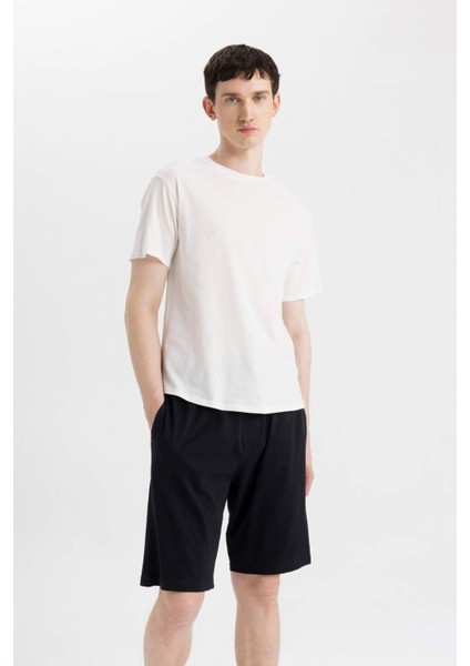 Regular Fit Cepli Şort Pijama Altı Z6848AZ24SM indirimleri