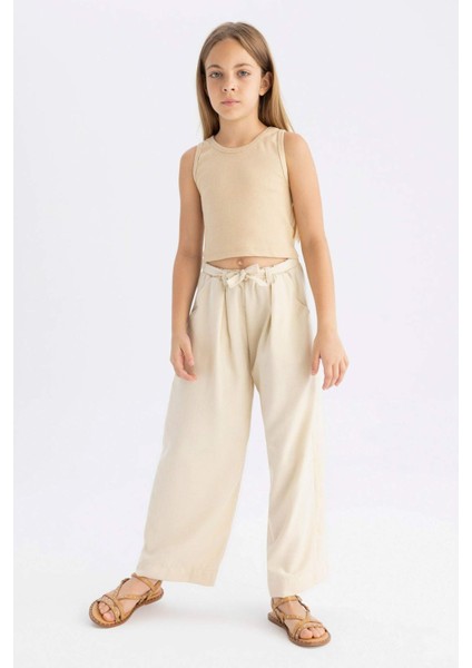 Kız Çocuk Wide Leg Geniş Paça Pantolon C0273A824SM fırsatları