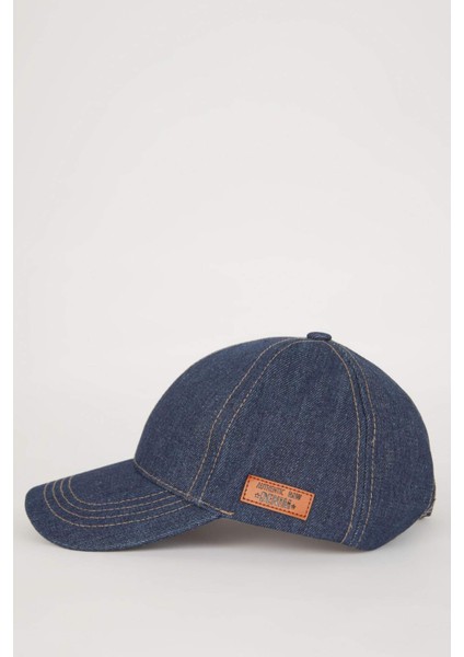 Erkek Etiket Baskılı Jean Cap Şapka A9520AX24SM modelleri