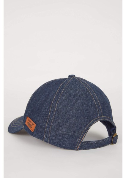 Erkek Etiket Baskılı Jean Cap Şapka A9520AX24SM fırsatları