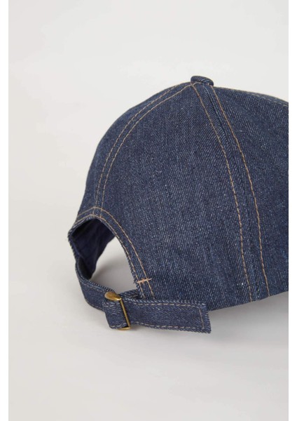 Erkek Etiket Baskılı Jean Cap Şapka A9520AX24SM indirimleri