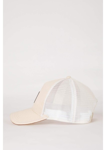 Erkek Etiket Baskılı Dokuma Beyzbol Basketbol Şapkası B7990AX24SM fırsatları