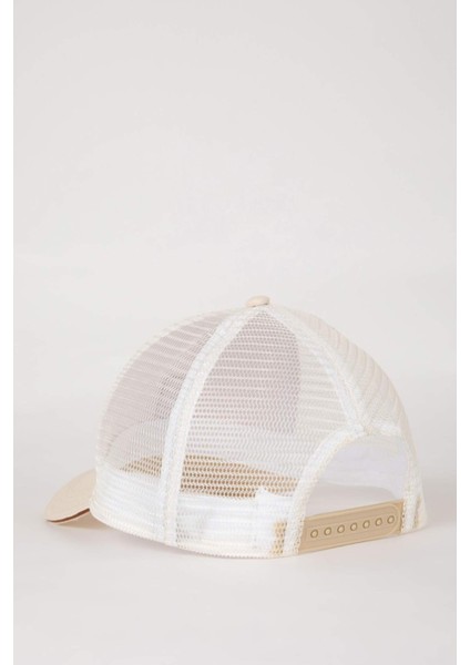 Erkek Etiket Baskılı Dokuma Beyzbol Basketbol Şapkası B7990AX24SM indirimleri