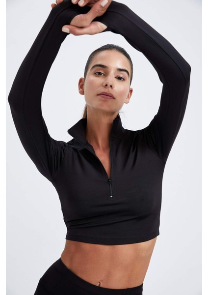 Fit Slim Fit Uzun Kollu Tişört W0343AZ22WN