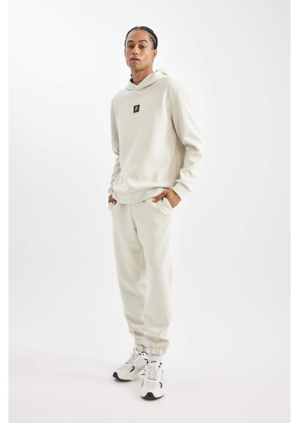 Fit Sporcu Jogger Eşofman Altı Standart Fit Normal Kesim Beli Paçası Lastikli D2047AX24AU fırsatları