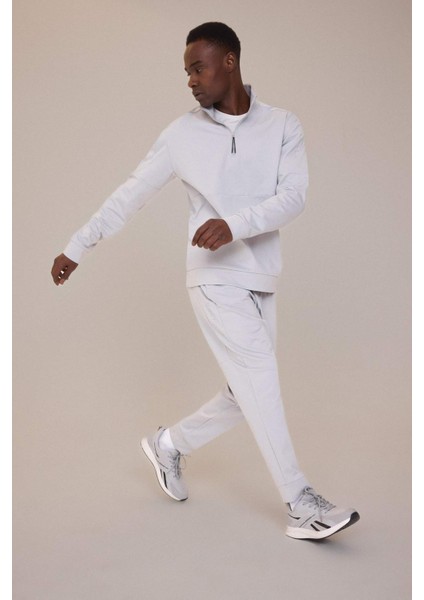 Fit Standart Fit Sporcu Jogger Eşofman Altı Standart Paça Skuba Dalgıç Kumaş D7308AX25SP modelleri