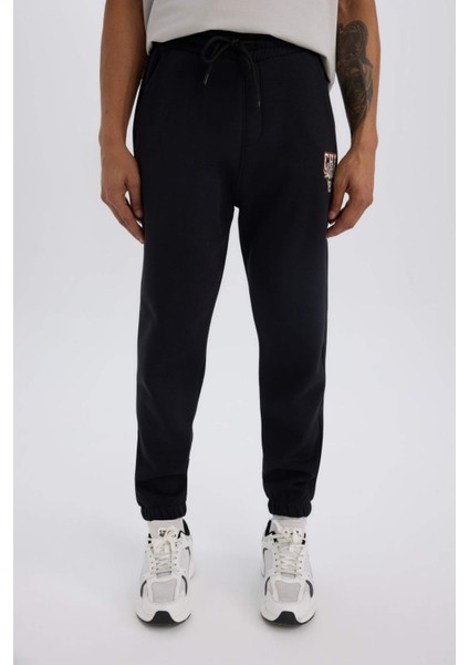 Fit Kalın Jogger Eşofman Altı NBA Chicago Bulls Standart Fit Cepli Beli Bağcıklı Lastikli Paça D3251AX24WN