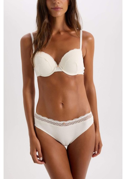 Pamuklu Basic Düz Slip Külot-Fall in Love D1414AX24AU modelleri