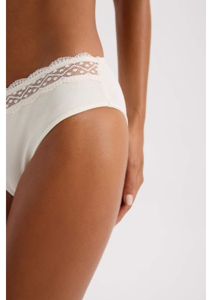 Pamuklu Basic Düz Slip Külot-Fall in Love D1414AX24AU fırsatları