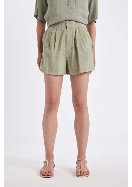 Regular Fit Normal Bel Kısa Paça Modal Şort X4722AZ24HS